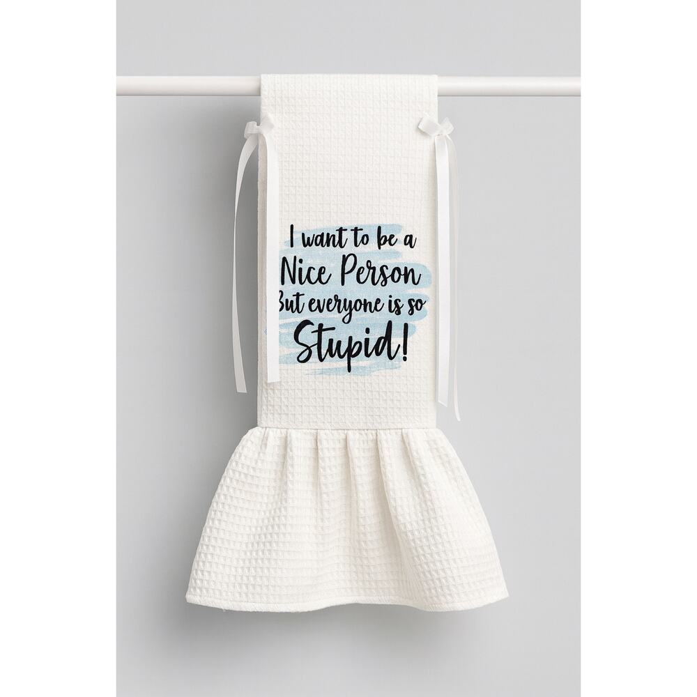 4*✨ Handmade Tea Towel | Fun & Sassy Kitchen Decor ✨SAME DAY SHIP or NEXT DAY